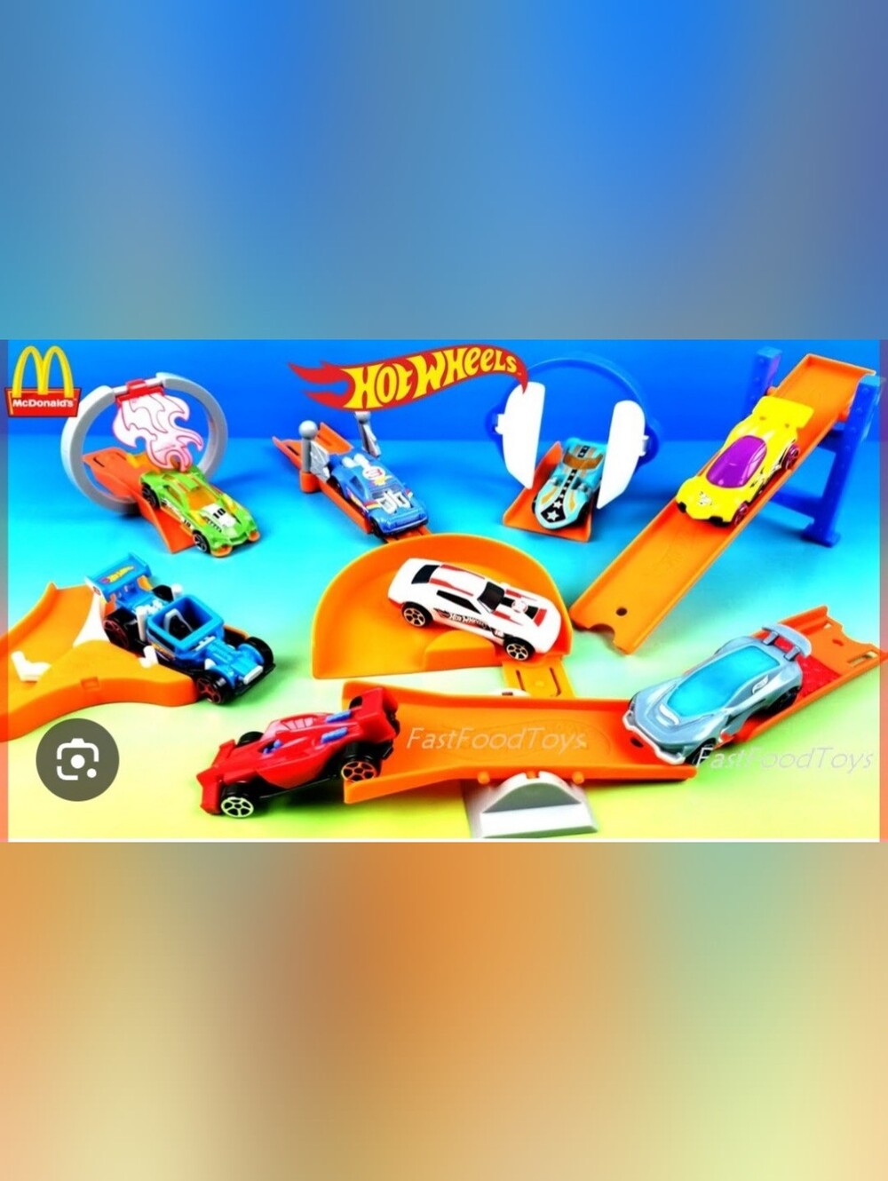 mcdonalds hot wheels 2019 Missing Only 5 Cars(#3, #4, #5,#6#8) Missing #1,#2,7